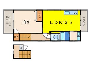 リベルテ宝塚の物件間取画像